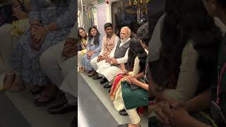 PM Modi makes a special request to fellow commuters on board the Mumbai Metro HD