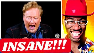 First Time Watching: Conan O'Brien Needs a Doctor While Eating Spicy Wings | Hot Ones