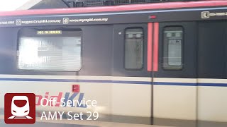 LRT SRI PETALING LINE OFF-SERVICE AMY SET 29 AT TAMAN PERINDUSTRIAN PUCHONG STATION