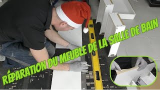 Ma solution pour réparer les tiroirs du meuble de salle de bain