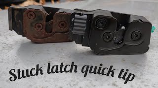 Dodge Ram stuck door latch