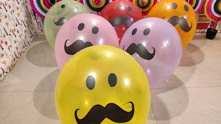 FUN POPPING LOTS OF BALLOONS PART 91!#91🎈🎈🎈 #satisfying #asmr #boom_balloon #balloon #color #fun