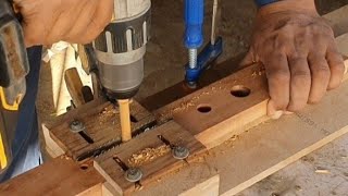 how to make dowel jig  #diy dowel jig