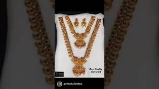 MATTE FINISH GOLD PLATED SET..BEST PRICE & BEST QUALITY..@ rs 1550