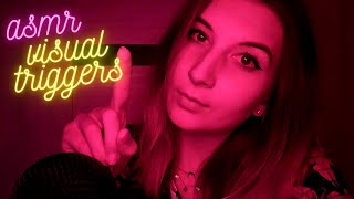 ASMR| FOLLOW MY FINGER... to make your eyes tired with *red light*