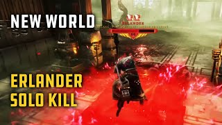 Erlander Solo Kill - New World PVE (North Palace Shrine - Ebonscale Reach)