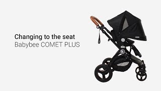 Comet Plus: Changing from the bassinet to the stroller seat