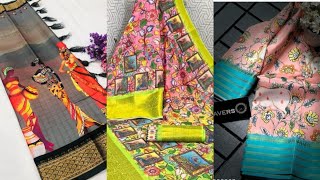 Trending Digital printed sarees / unboxing video/ full videos updating tomorrow don't miss it.