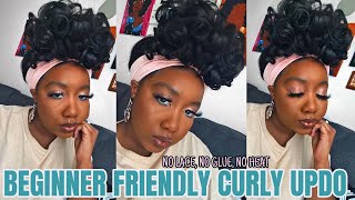 A quick updo for the girls! | Outre Quick Weave Jeanette