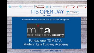 Presentazione Fondazione ITS MITA: Made in Italy Tuscany Academy - Camera Orienta Toscana 2020