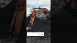 Dumping coal very skilled working |Komatsu