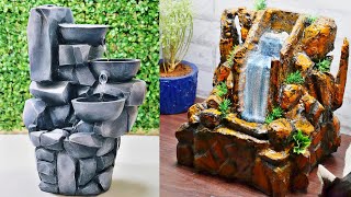 DIY Awesome Top 2 Indoor Desktop Waterfall Fountains | How to Make Best Handmade Water Fountains