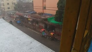 Rainy day in Dhaka, Bangladesh