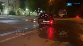 В центре Калуги по ночам стали устраивать опасный дрифт