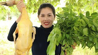 Awesome Cooking  Duck With Vegetable Recipe - Cook Duck Recipes - Village Food Factory