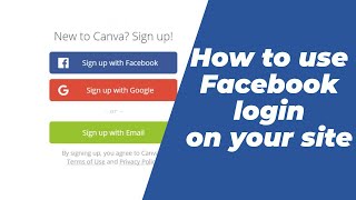 How to configure login with Facebook in WYSIWYG Web Builder 16 social login tool