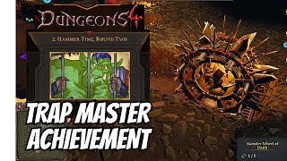 Trap Master Achievement . Dungeons 4 . Xbox Gamepass