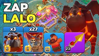 Unstoppable TH16 Zap Lalo  Legend League Attacks! Clash of Clans