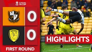 Port Vale 0-0 Burton Albion | First Round | Emirates FA Cup 2023-24