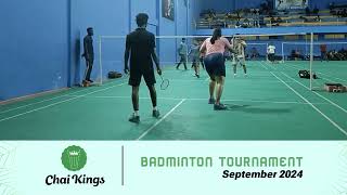 Mixed Doubles Match 8  Chai Kings 3rd Badminton Tournament  Chennai 3