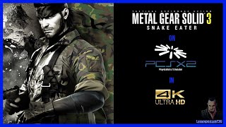 Metal Gear Solid 3: Snake Eater on PCSX2 (4K - RTX 2080 - I7 9700K)