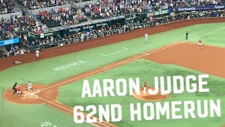 Aaron Judge’s 62nd Homerun