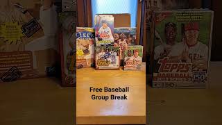 Going Live Group Breaks $1 Baseball Cards Free Giveaway Spots Today! Live Now!