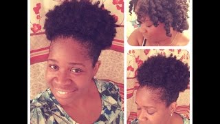 How To Do High Puff On  Old Twist-Out