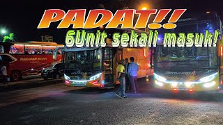 PADAT!!BUS HARAPAN INDAH GA KEBAGIAN TEMPAT.