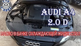 Audi A4 2.0 D/2012/Масло в Антифризе?