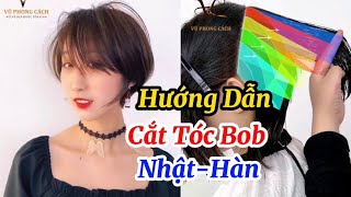 Hướng Dẫn Cắt Tóc Bob Nhật-Hàn, Đăng Ký Kênh( Học Nghề Tóc )Để Xem Nhiều Video Hơn #HocNgheToc