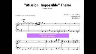 Mission: Impossible Theme (MIDI PLAY) + Sheet Music for Piano Solo Grade 3