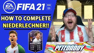 How to Complete NIEDERLECHNER OBJECTIVES FAST 89 Rated Bundesliga League Player FIFA 21 Ultimate FUT