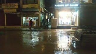 flood water reach out to leh bazaar