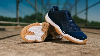 Straight For The Summer | Unboxing Air Jordan 11 Retro Low Midnight Navy & Gum | In-Depth W/ On Foot