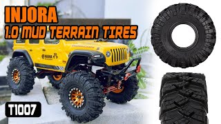 INJORA 1.0" SCX24 Mud Terrain Tires (T1007)