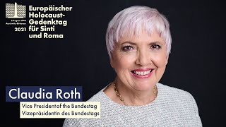 Claudia Roth | European Holocaust Memorial Day for Sinti and Roma