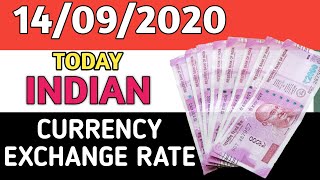 today indian currency exchange rate 14/09/2020ഇന്നത്തെ വിദേശ കറൻസി വിനിമയ നിരക്ക് currency exchange