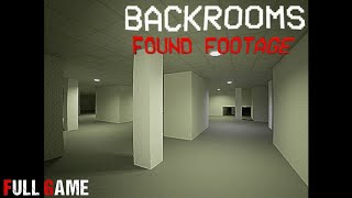 Backroom Found Footage _New Amazing Backroom horror Full Game | Walkthrough Game | 4k |#nocommentary