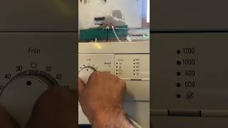 unlock washing machine screen without display