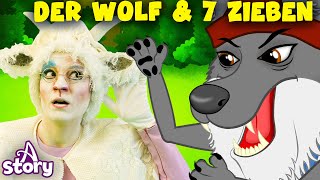 Der Wolf und 7 Geißlein + Der Panda und Der Eismann |Gute nacht geschichte Deutsch | A Story German