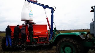 ПЕРШИЙ ВИЇЗД СІВАЛКИ На поле.Внесення селітри сівалкою!ЮмЗ-6;МтЗ-80;Т-150к