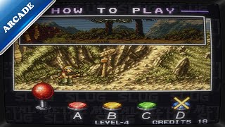 Metal Slug - Super Vehicle 001 Gameplay【ARCADE】 Super Flame Mod