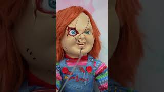 Unboxing my new Chucky doll from spirit Halloween #chucky #shorts