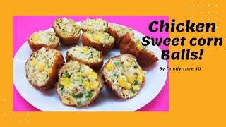 Chicken Sweet Corn Balls I നിങ്ങൾ കാത്തിരുന്ന ആ സ്നാക്ക്സ് ഇതാ