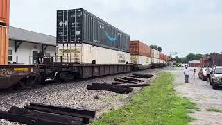 CSX NB unit 16-5493 on Henderson sub in Springfield Tn 07/04/23