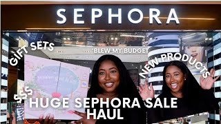 HUGE SEPHORA SALE HAUL | I BLEW MY BUDGET | GIFT SETS | RESTOCKS |TRYING NEW PRODUCTS | HIT OR MISS?