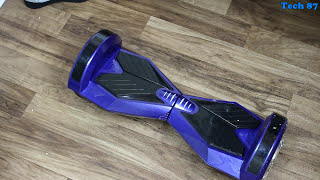 Blue Lamborghini Hoverboard Unboxing Music and Bluetooth+Remote review