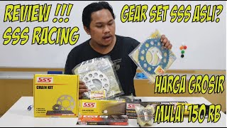 REVIEW GEAR SET SSS DI JAMIN ASLI || GROSIR SSS RACING MULAI 150 RB