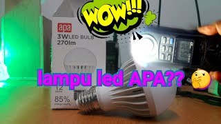 lampu led murah mereknya APA???? review, bongkar, dan test cahaya dengan lux meter. led ace hardwere